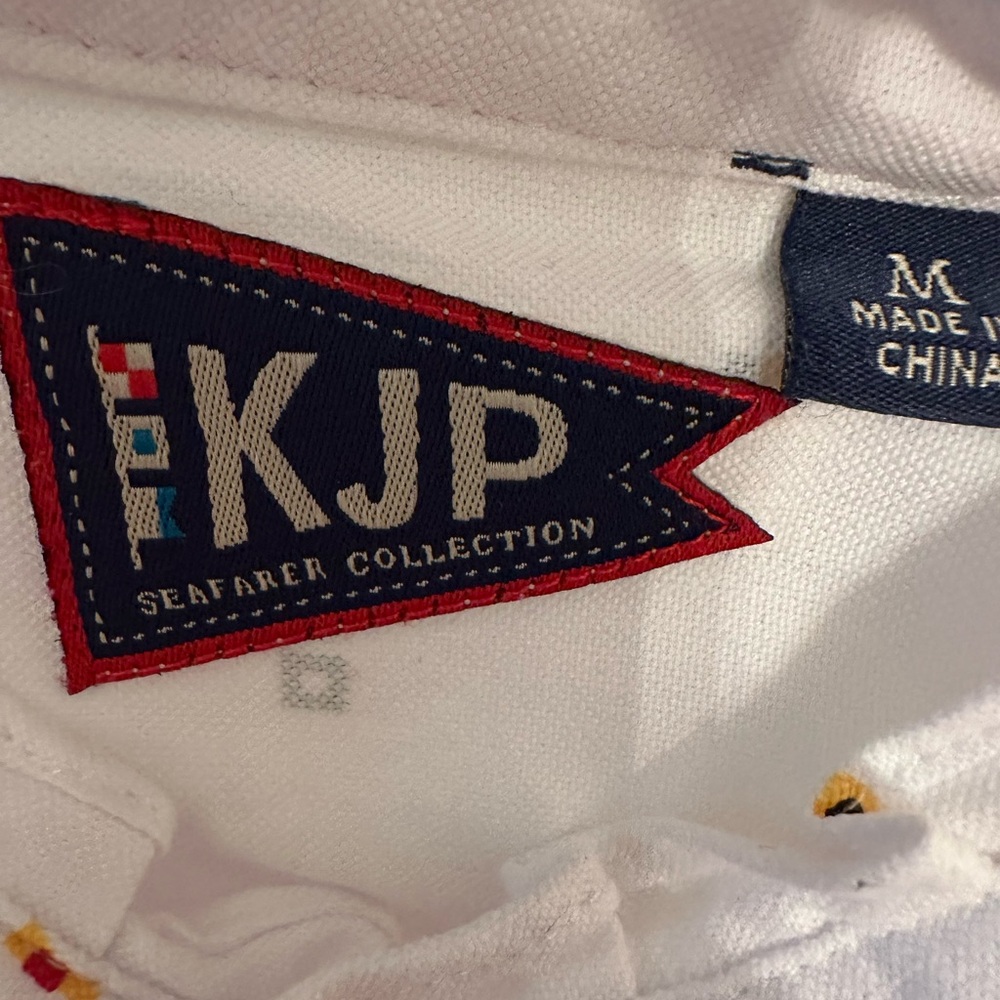 Kiel James Patrick White Seafarer Mini Dress with Multicolor Accent Flags - Picture 5 of 6